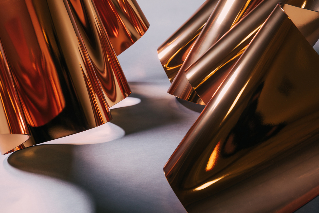 A closer image shows off the seamless hand-formed material.